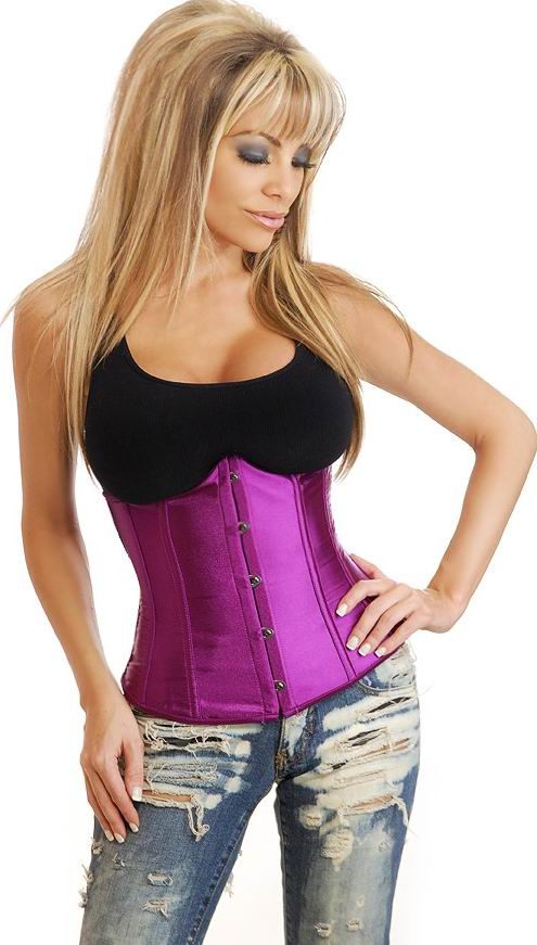 Purple Sexy Underbust